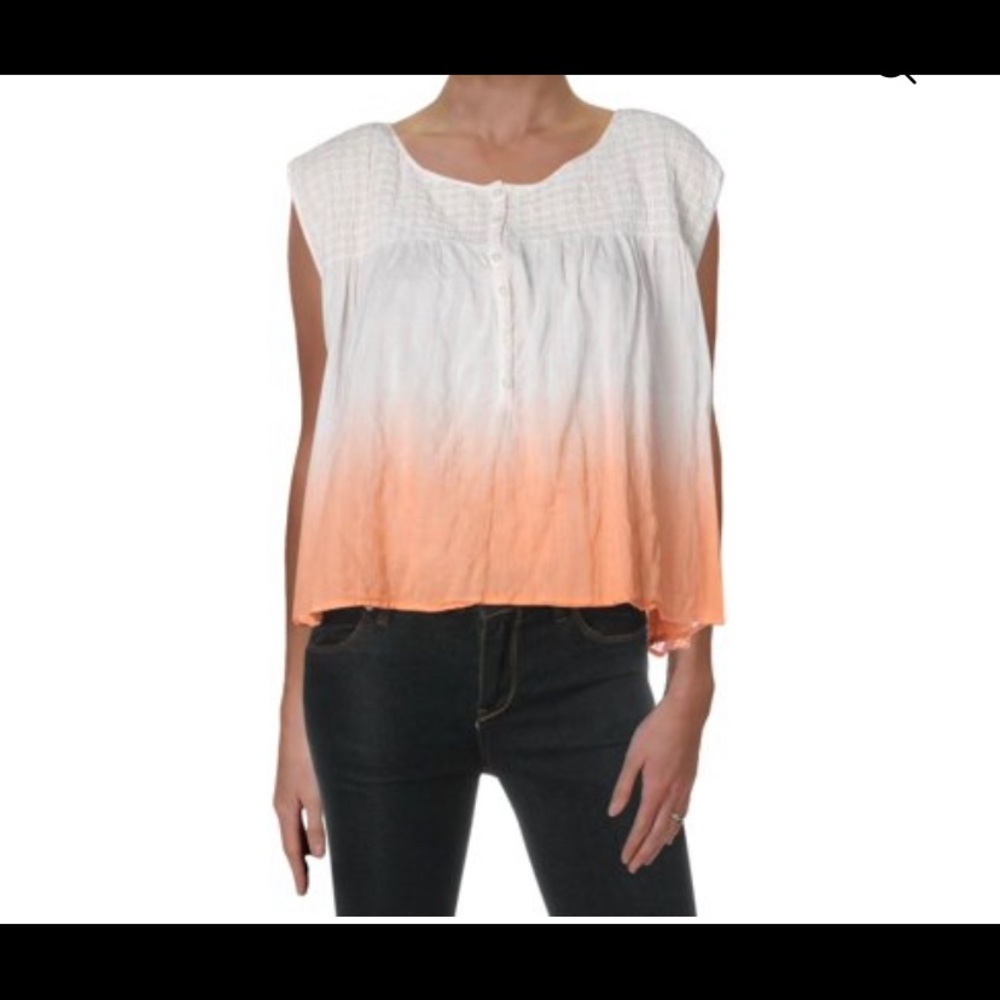 We the Free little bit of something ombré blouse